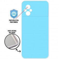 Capa Xiaomi Poco M5 - Cover Protector Azul Turquesa